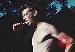 Image of United States airmen brushing teeth Corsica France, 1944, second 50 stock footage video 65675059794