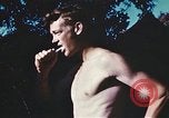 Image of United States airmen brushing teeth Corsica France, 1944, second 52 stock footage video 65675059794