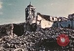 Image of damaged building Italy, 1944, second 22 stock footage video 65675059798