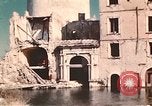 Image of damaged building Italy, 1944, second 43 stock footage video 65675059798