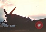 Standbild P-47 Flugzeuge Korsika Frankreich, 1944, aus Sekunde 27 historischem Filmmaterial Videoclip 65675059799