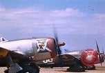 Image of  57th Fighter Group P-47s at Alto Airfield Corsica France, 1944, second 3 stock footage video 65675059819