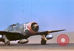 Image of  57th Fighter Group P-47s at Alto Airfield Corsica France, 1944, second 56 stock footage video 65675059819