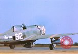 Image of  57th Fighter Group P-47s at Alto Airfield Corsica France, 1944, second 60 stock footage video 65675059819