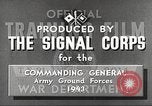 Image of American soldiers United States USA, 1943, second 13 stock footage video 65675059867