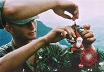 Image of troops celebrate Christmas Vietnam, 1968, second 29 stock footage video 65675059895