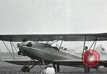Image of Lindbergh pilots Perth Amboy Bird BK aircraft Hicksville New York United States USA, 1930, second 39 stock footage video 65675059946