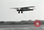 Image of Test of Cabot device tor airborne pickup of mail pouch New York United States USA, 1930, second 32 stock footage video 65675059953