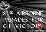 Immagine di Ottantaduesima Airborne Division New York City USA, 1946, secondo 1 filmato di repertorio 65675059956