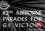 Immagine di Ottantaduesima Airborne Division New York City USA, 1946, secondo 5 filmato di repertorio 65675059956