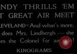 Standbild national Air Races Cleveland Ohio USA, 1931, aus Sekunde 7 historischem Filmmaterial Videoclip 65675059959