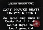 Standbild Captain Falken in Travel Air Geheimnis s Flugzeuge Long Island New York USA, 1931, aus Sekunde 1 historischem Filmmaterial Videoclip 65675059960