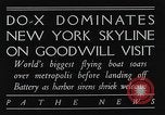 Image of Dornier DOX flying boat New York City USA, 1931, second 10 stock footage video 65675059965