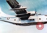 Standbild C-123B assault Transportflugzeuge Hagerstown Maryland USA, 1955, aus Sekunde 60 historischem Filmmaterial Videoclip 65675060009