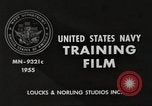 Image of 16 inch 50 caliber Mark 7 gun United States USA, 1955, second 8 stock footage video 65675060014