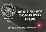 Image of 16 inch 50 caliber Mark 7 gun United States USA, 1955, second 9 stock footage video 65675060014