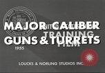 Image of 16 inch 50 caliber Mark 7 gun United States USA, 1955, second 18 stock footage video 65675060014