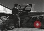 Standbild F-84F Thunderstreak Flugzeuge United States USA, 1954, aus Sekunde 37 historischem Filmmaterial Videoclip 65675060023