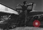 Standbild F-84F Thunderstreak Flugzeuge United States USA, 1954, aus Sekunde 40 historischem Filmmaterial Videoclip 65675060023