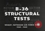 Image B-36 Aéronefs Dayton Ohio Wright Patterson Air Force Base USA, 1948, de la seconde 44 séquences d'archives historiques vidéo 65675060032