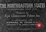 Image of animated map of Northeastern region United States USA, 1942, second 11 stock footage video 65675060048