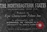 Image of animated map of Northeastern region United States USA, 1942, second 12 stock footage video 65675060048