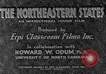 Image of animated map of Northeastern region United States USA, 1942, second 13 stock footage video 65675060048