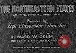 Image of animated map of Northeastern region United States USA, 1942, second 14 stock footage video 65675060048