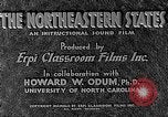 Image of animated map of Northeastern region United States USA, 1942, second 21 stock footage video 65675060048