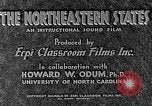 Image of animated map of Northeastern region United States USA, 1942, second 22 stock footage video 65675060048