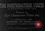 Image of animated map of Northeastern region United States USA, 1942, second 23 stock footage video 65675060048