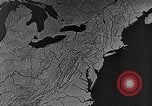 Image of animated map of Northeastern region United States USA, 1942, second 26 stock footage video 65675060048