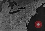Image of animated map of Northeastern region United States USA, 1942, second 29 stock footage video 65675060048