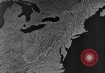 Image of animated map of Northeastern region United States USA, 1942, second 32 stock footage video 65675060048