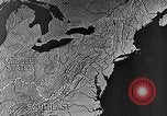 Image of animated map of Northeastern region United States USA, 1942, second 39 stock footage video 65675060048