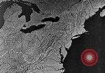 Image of animated map of Northeastern region United States USA, 1942, second 40 stock footage video 65675060048