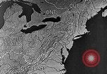 Image of animated map of Northeastern region United States USA, 1942, second 41 stock footage video 65675060048