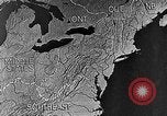 Image of animated map of Northeastern region United States USA, 1942, second 44 stock footage video 65675060048