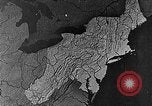 Image of animated map of Northeastern region United States USA, 1942, second 47 stock footage video 65675060048
