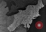 Image of animated map of Northeastern region United States USA, 1942, second 48 stock footage video 65675060048