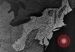 Image of animated map of Northeastern region United States USA, 1942, second 52 stock footage video 65675060048