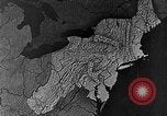 Image of animated map of Northeastern region United States USA, 1942, second 57 stock footage video 65675060048