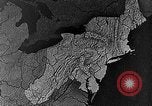 Image of animated map of Northeastern region United States USA, 1942, second 58 stock footage video 65675060048