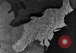 Image of animated map of Northeastern region United States USA, 1942, second 60 stock footage video 65675060048