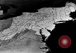 Image of animated map of Northeastern States United States USA, 1942, second 43 stock footage video 65675060049