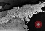 Image of animated map of Northeastern States United States USA, 1942, second 55 stock footage video 65675060049