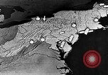Image of animated map of Northeastern States United States USA, 1942, second 59 stock footage video 65675060049