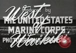 Image United States Marine Corps Pearl Harbor Hawaii USA, 1947, de la seconde 10 séquences d'archives historiques vidéo 65675060059