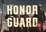 Image of Marine Corps Honor Guard New York City USA, 1946, second 15 stock footage video 65675060087