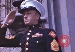 Image of Marine Corps Honor Guard New York City USA, 1946, second 54 stock footage video 65675060087